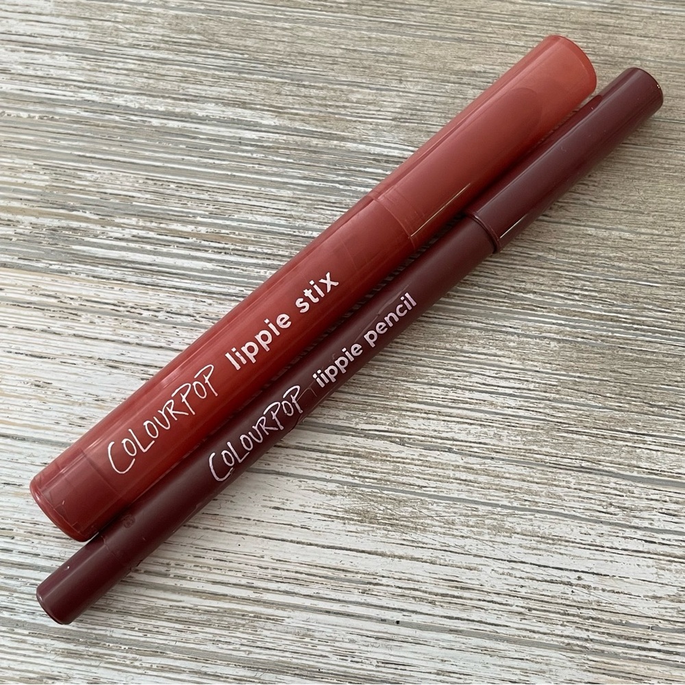 New - ColourPop Lippie Stix + Lip Liner Pencil | Coyote Ugly & Grunge